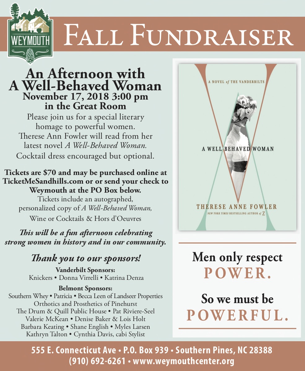 A Well-Behaved Woman – 2018 Fall fundraiser a great success